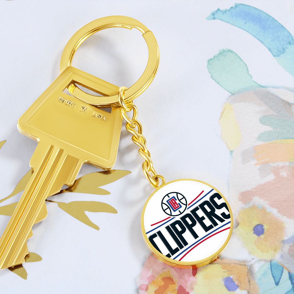 LA Clippers (Circle Keychain) NBA
