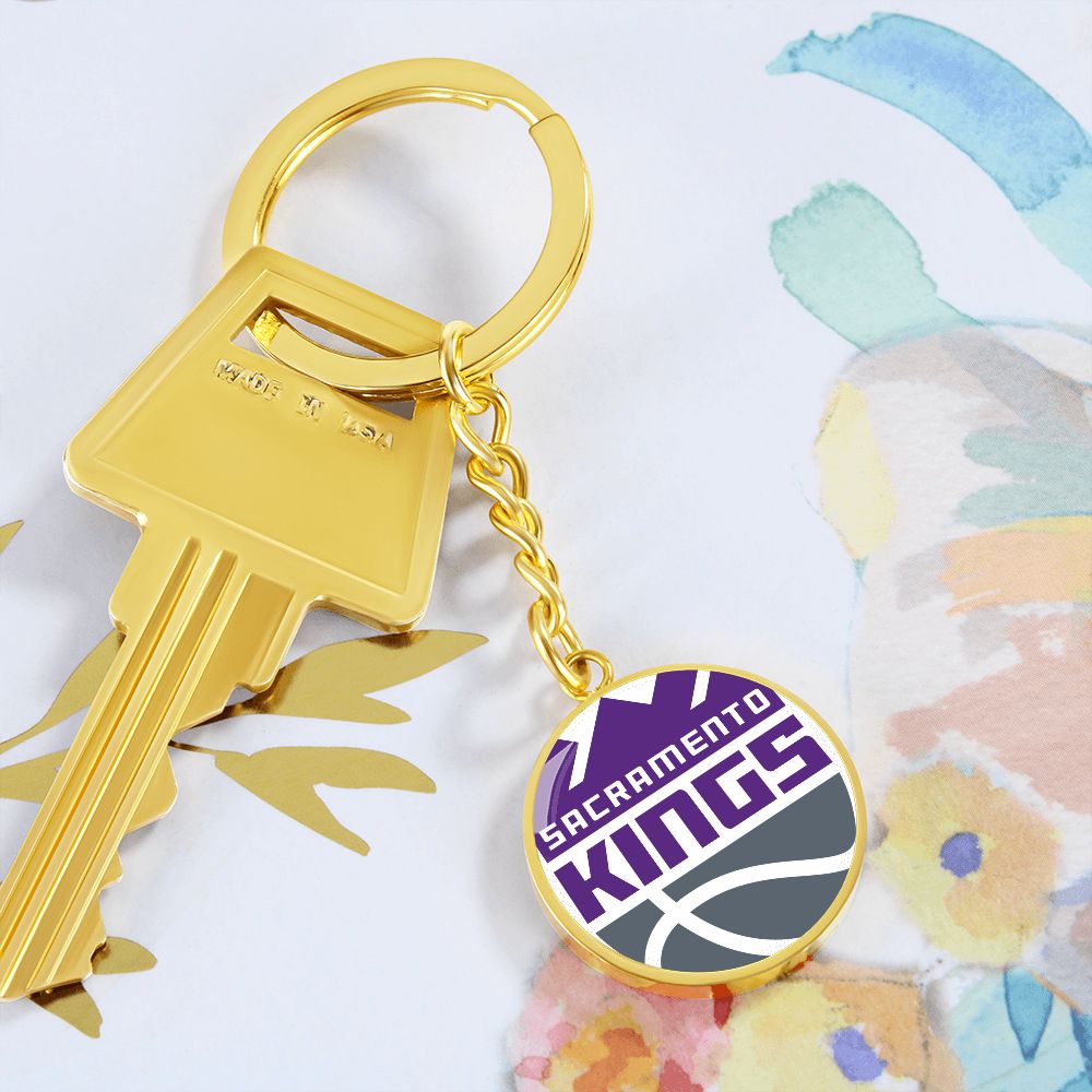Sacramento Kings (Circle Keychain) NBA