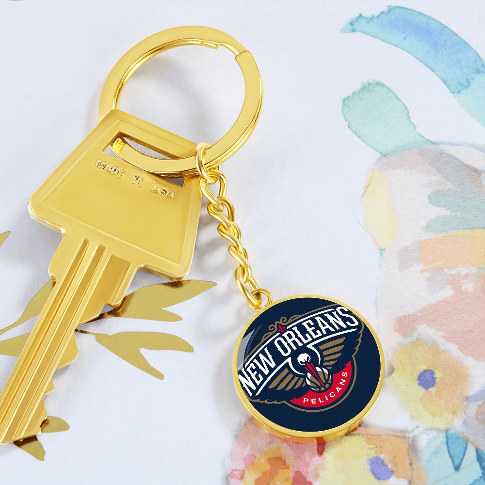 New Orleans Pelicans (Circle keychain) NBA