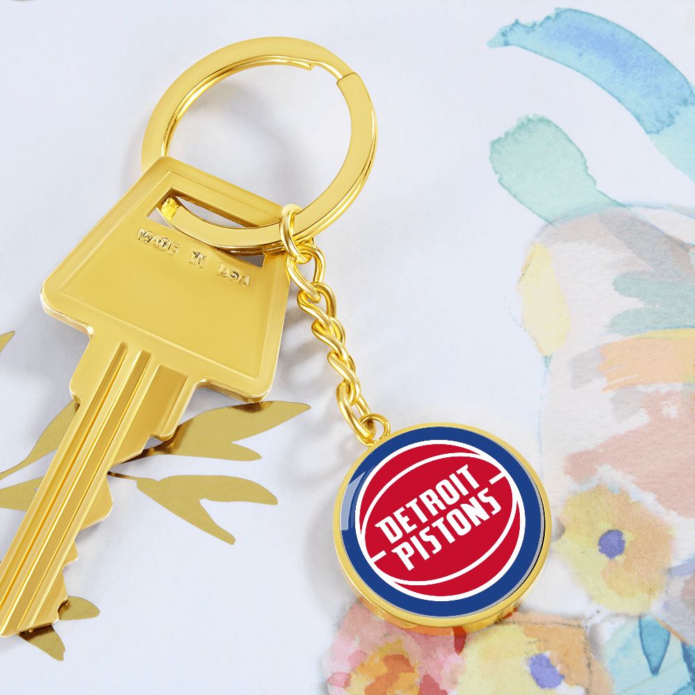 Detroit Pistons (Circle Keychain) NBA