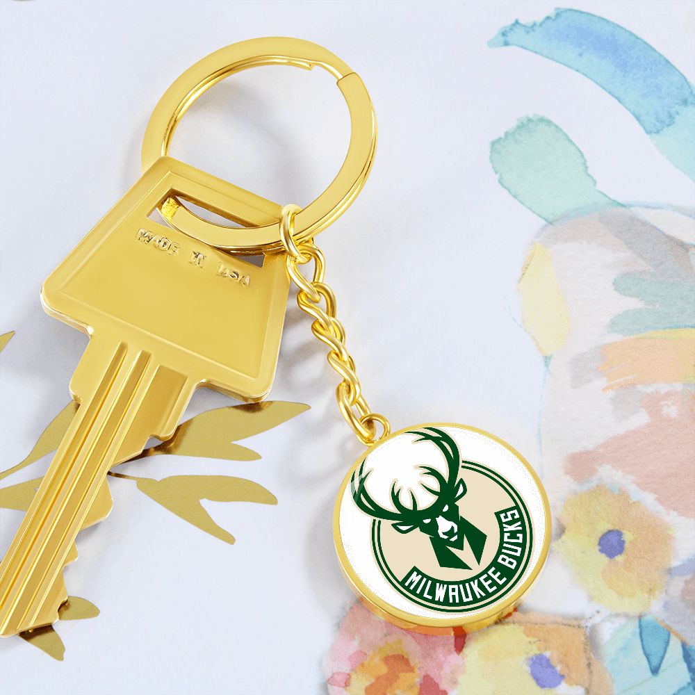 Milwaukee Bucks (Circle Keychain) NBA