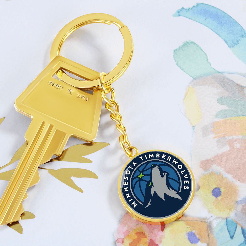 Minnesota Timberwolves (Circle Keychain) NBA