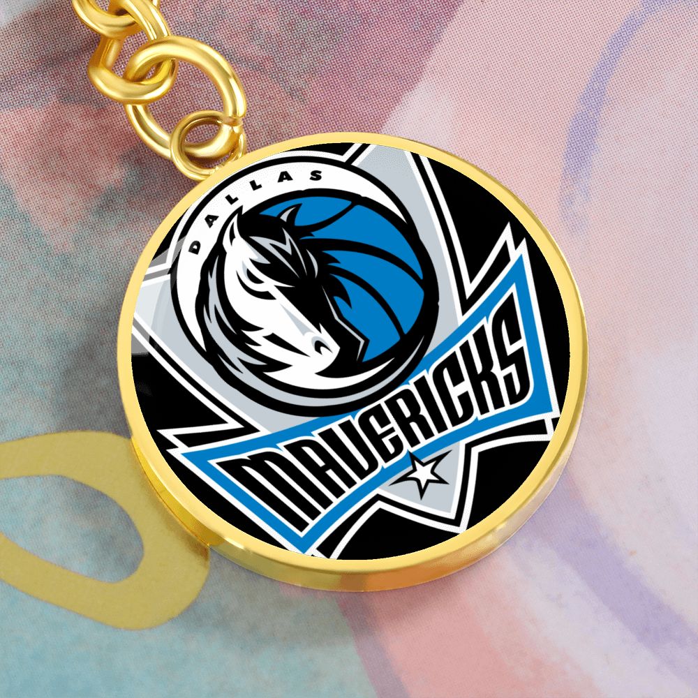 Dallas Mavericks (Circle Keychain) NBA