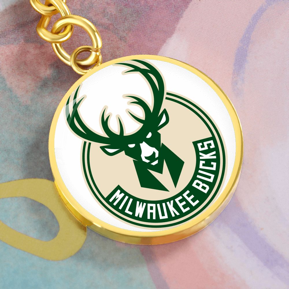 Milwaukee Bucks (Circle Keychain) NBA