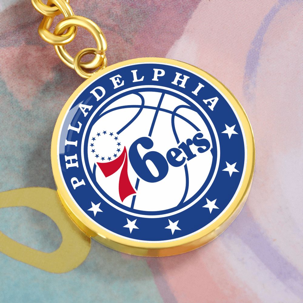Philadelphia 76ers (Circle Keychain) NBA