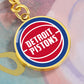 Detroit Pistons (Circle Keychain) NBA
