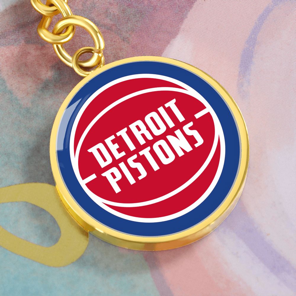 Detroit Pistons (Circle Keychain) NBA
