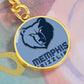 Memphis Grizzlies (Circle Keychain) NBA