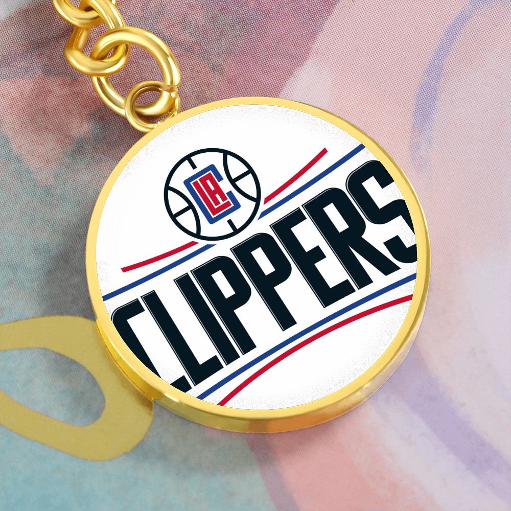 LA Clippers (Circle Keychain) NBA