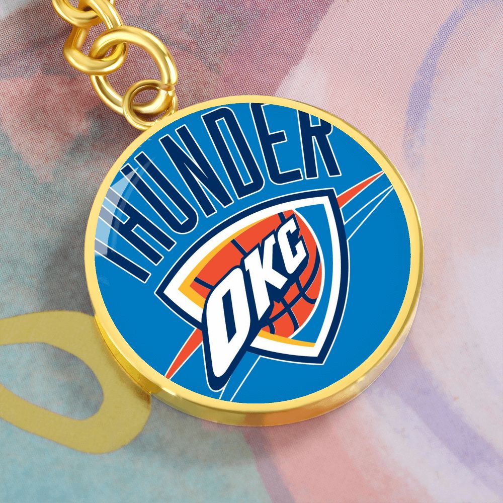 OKC Thunder (Circle Keychain) NBA