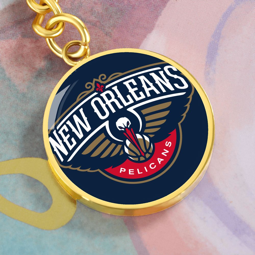 New Orleans Pelicans (Circle keychain) NBA