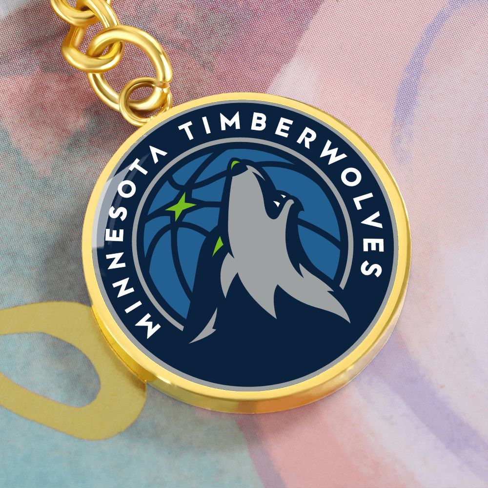 Minnesota Timberwolves (Circle Keychain) NBA