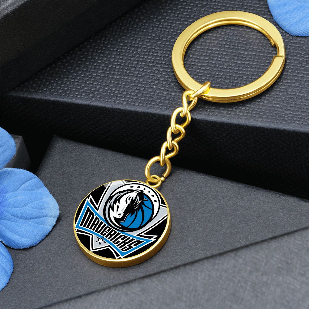 Dallas Mavericks (Circle Keychain) NBA