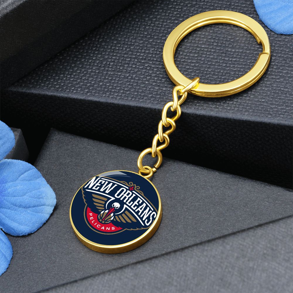 New Orleans Pelicans (Circle keychain) NBA