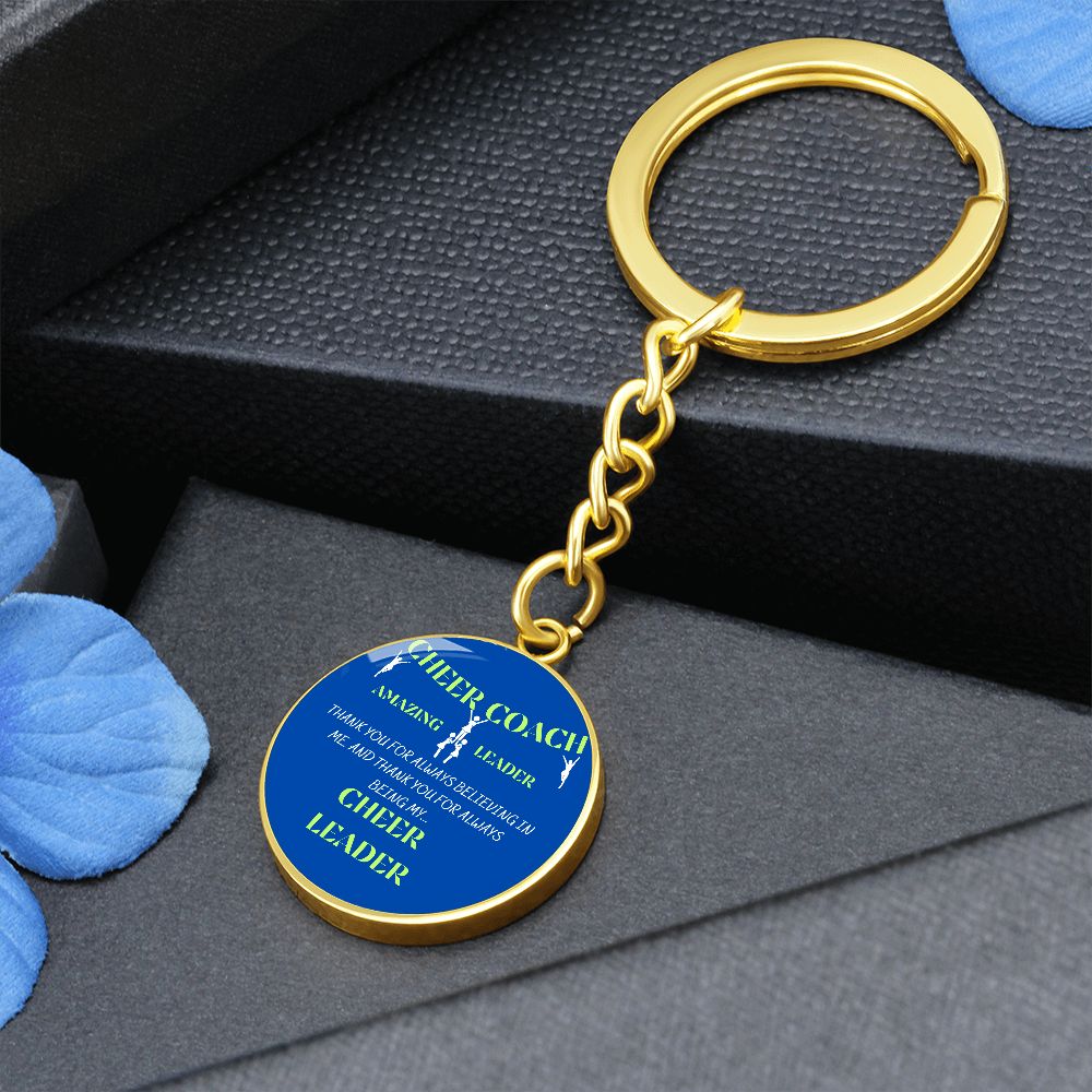 Cheer Coach (Circle Key Chain)