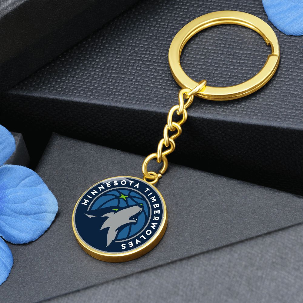 Minnesota Timberwolves (Circle Keychain) NBA