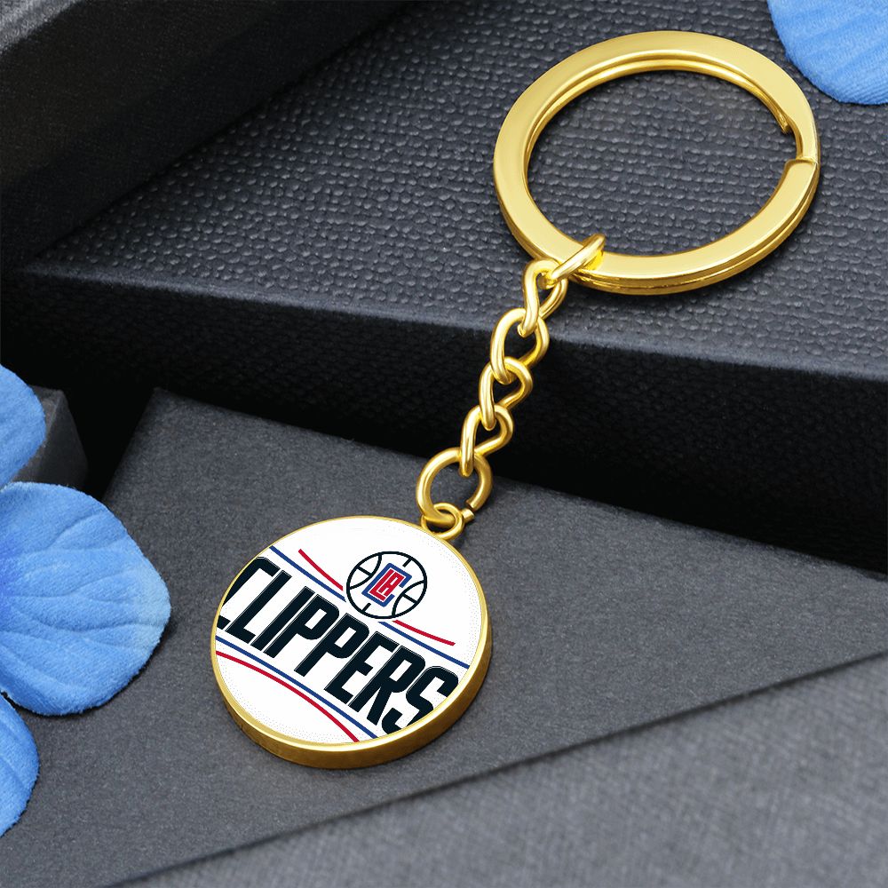 LA Clippers (Circle Keychain) NBA