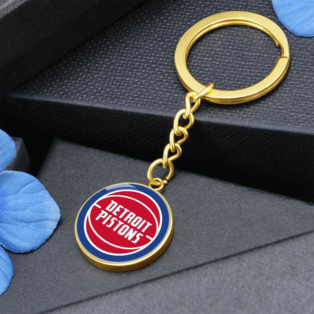 Detroit Pistons (Circle Keychain) NBA