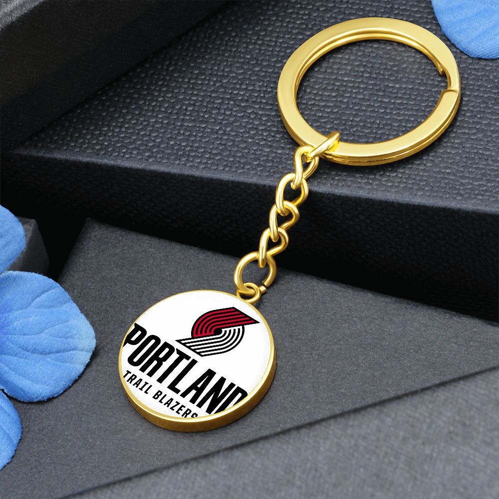 Portland Trail Blazers (Circle Keychain) NBA