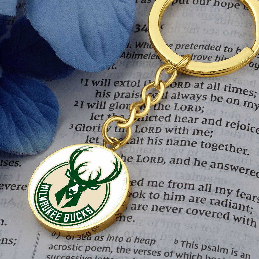 Milwaukee Bucks (Circle Keychain) NBA