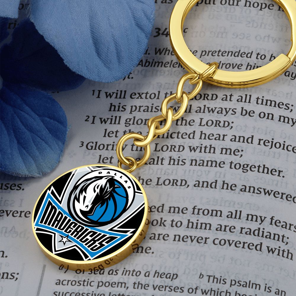 Dallas Mavericks (Circle Keychain) NBA