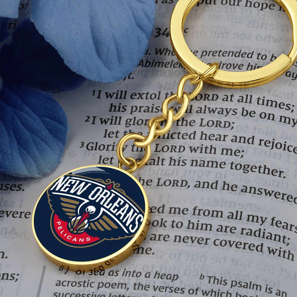New Orleans Pelicans (Circle keychain) NBA