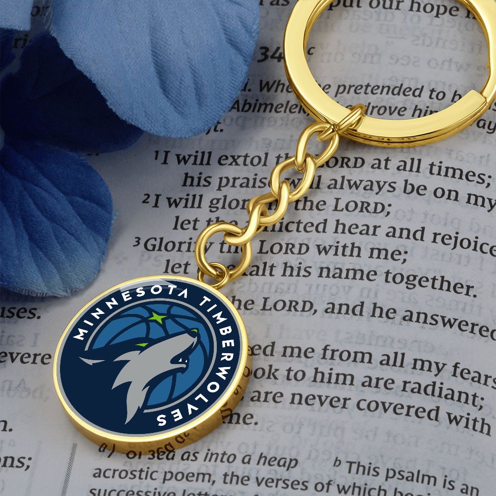 Minnesota Timberwolves (Circle Keychain) NBA