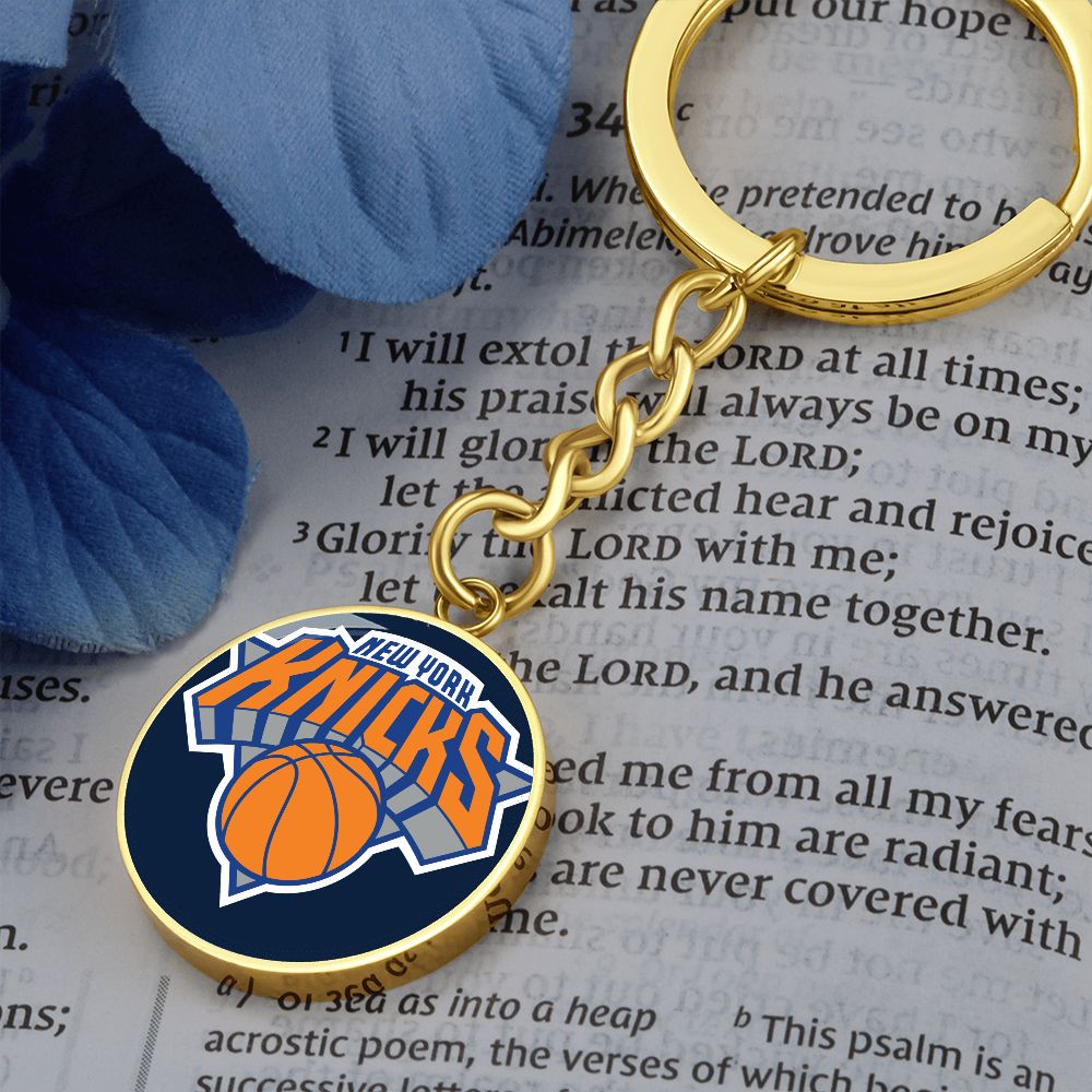 New York Knicks (Circle Keychain) NBA