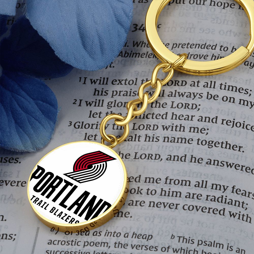 Portland Trail Blazers (Circle Keychain) NBA