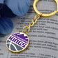 Sacramento Kings (Circle Keychain) NBA