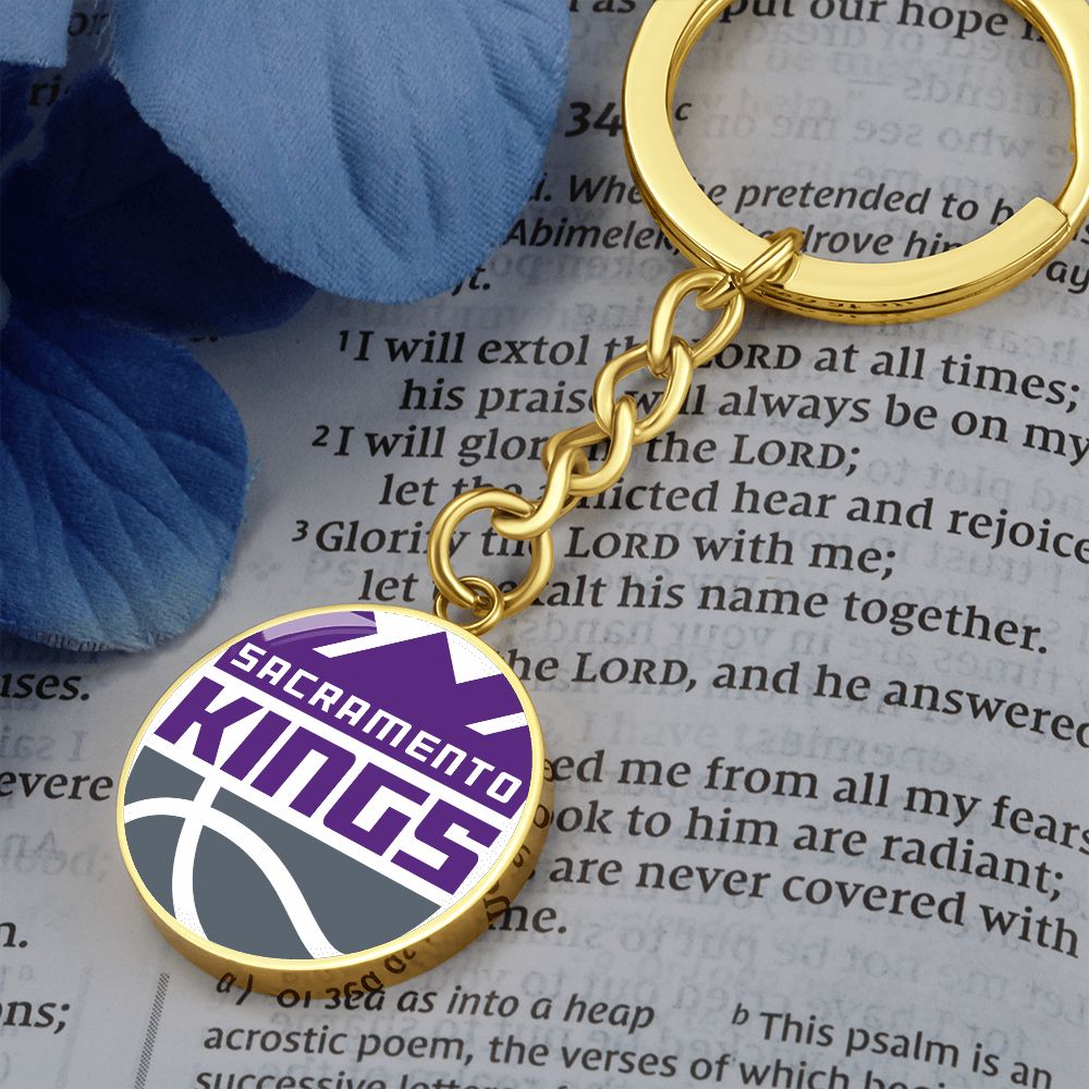 Sacramento Kings (Circle Keychain) NBA