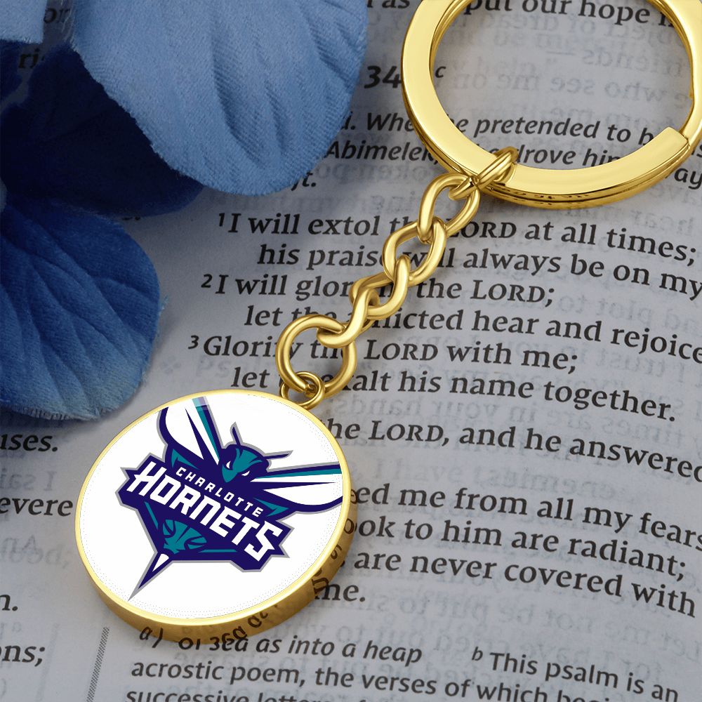 Charlotte Hornets (Circle Keychain)