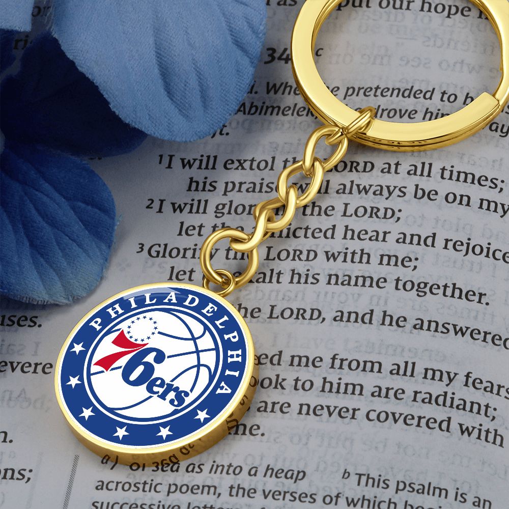 Philadelphia 76ers (Circle Keychain) NBA