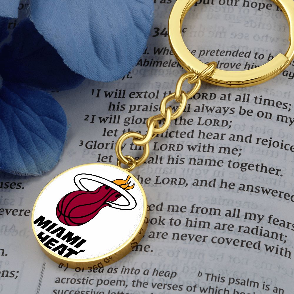 Miami Heat (Circle Keychain) NBA
