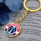 Washington Wizards (Circle Keychain) NBA