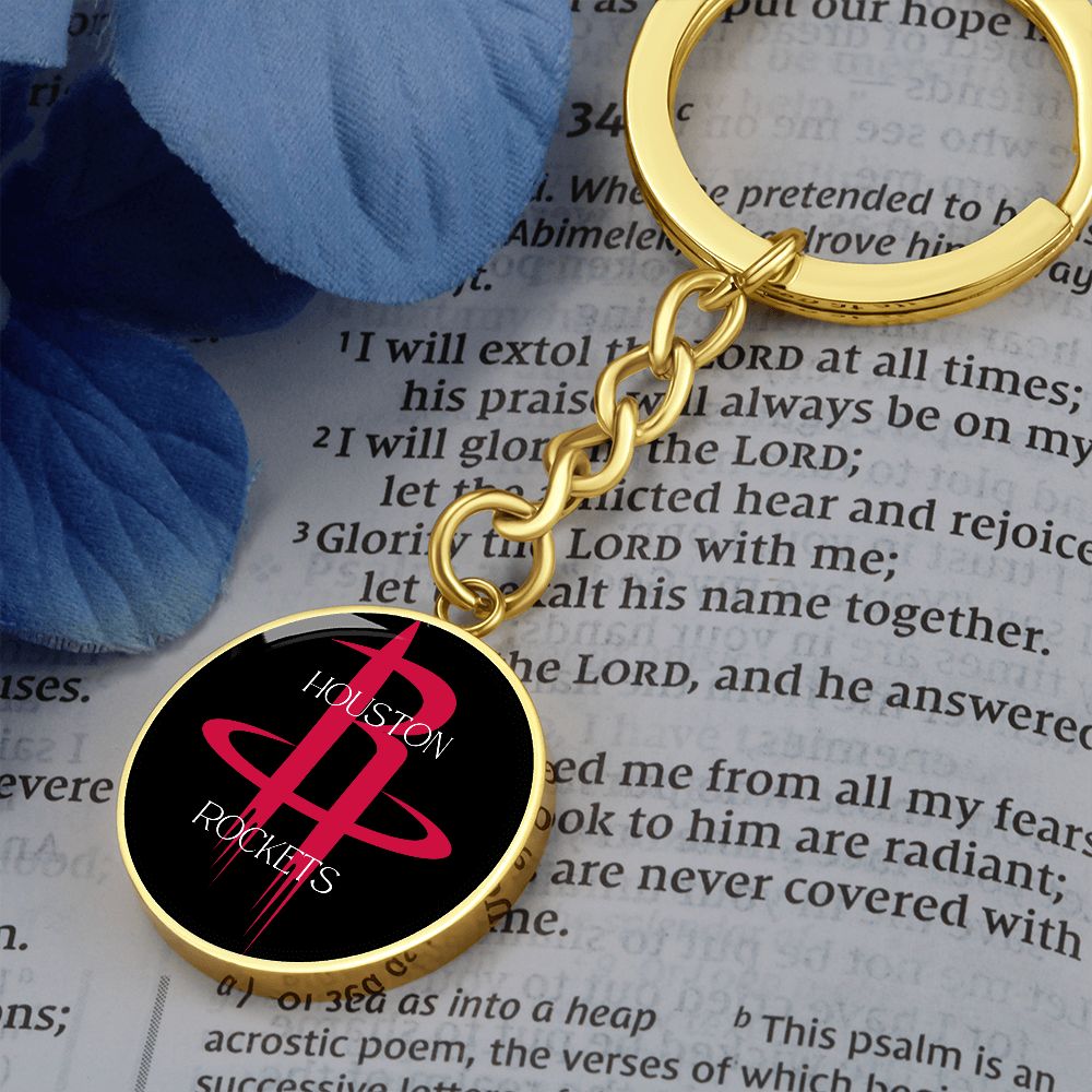 Houston Rockets (Circle Keychain) NBA