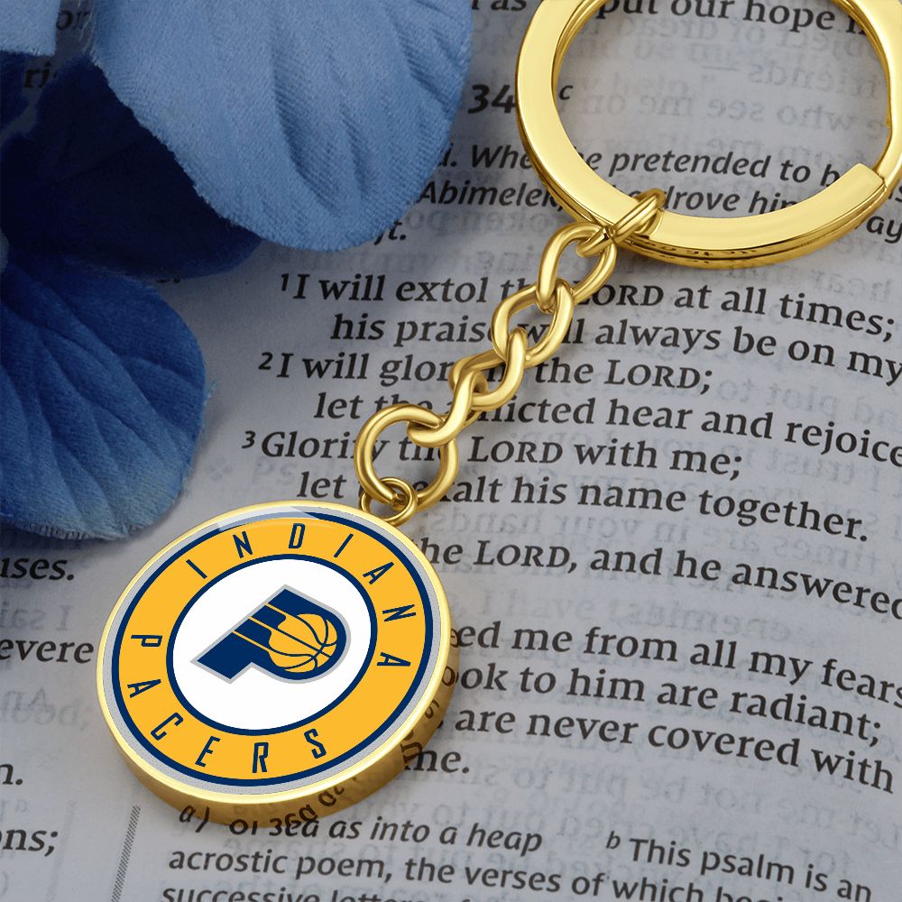 Indiana Pacers (Circle Keychain) NBA