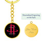 Houston Rockets (Circle Keychain) NBA
