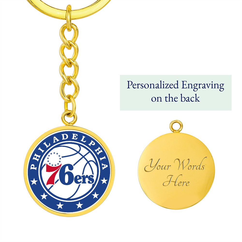 Philadelphia 76ers (Circle Keychain) NBA