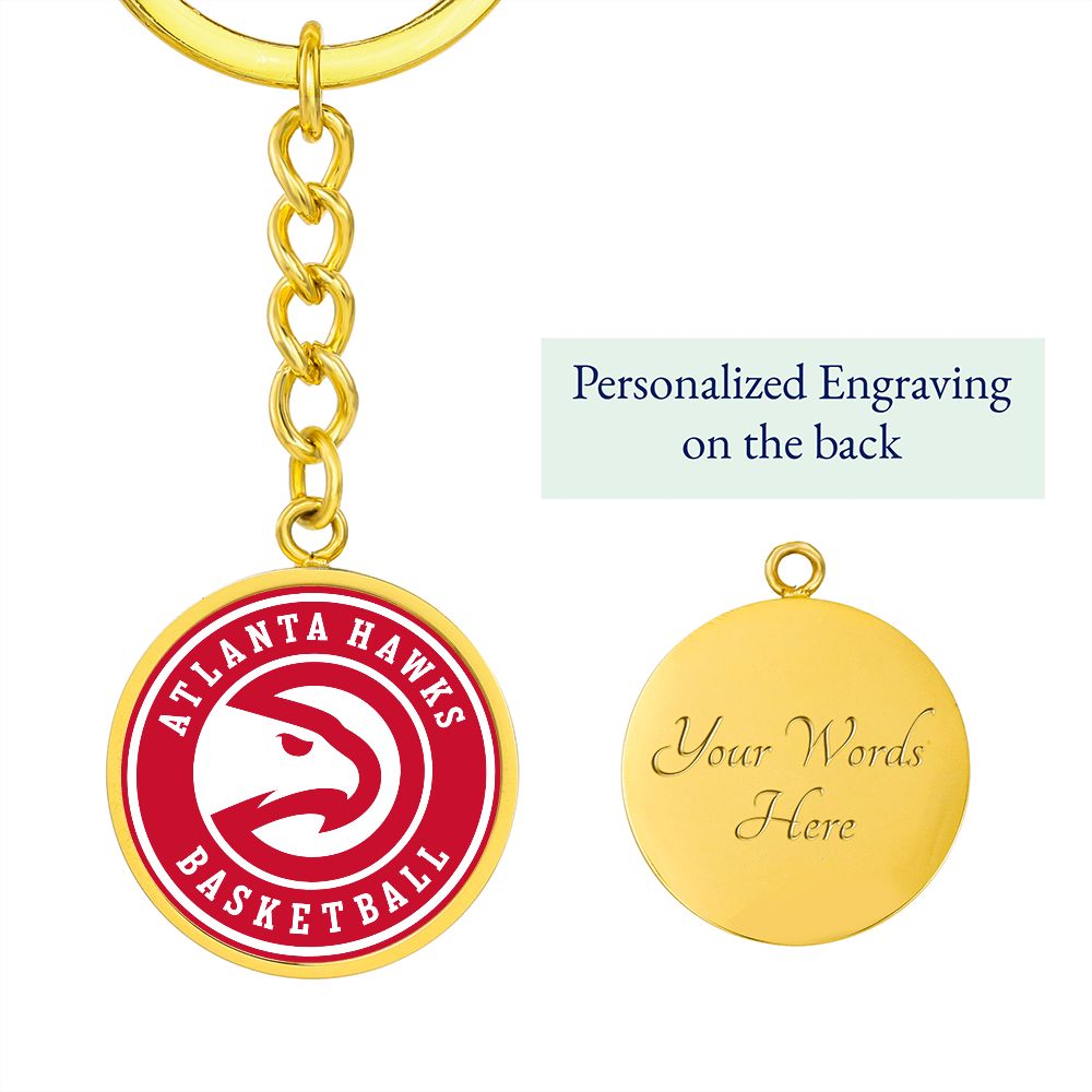 Atlanta Hawks (Circle Key Chain) NBA