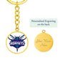 Charlotte Hornets (Circle Keychain)