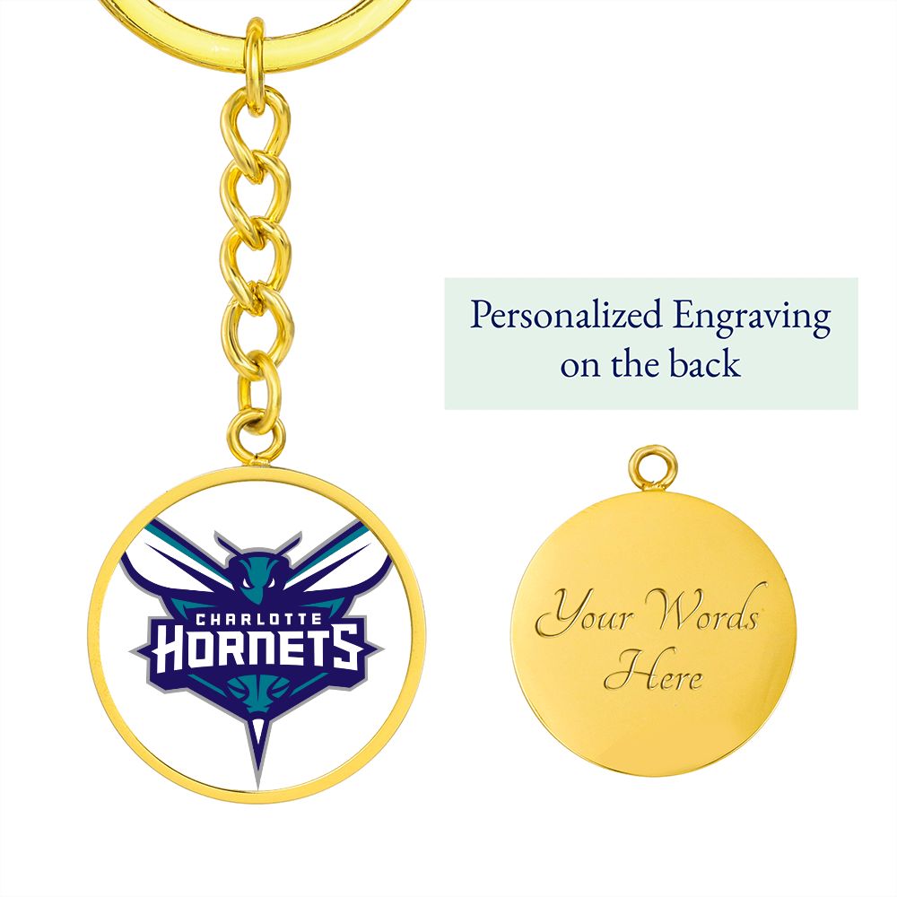 Charlotte Hornets (Circle Keychain)