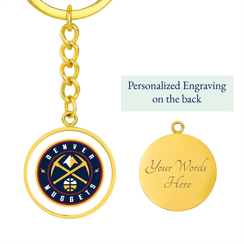 Denver Nuggets (Circle Keychain) NBA