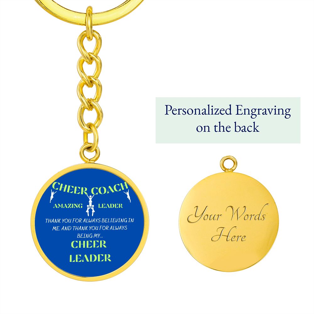 Cheer Coach (Circle Key Chain)