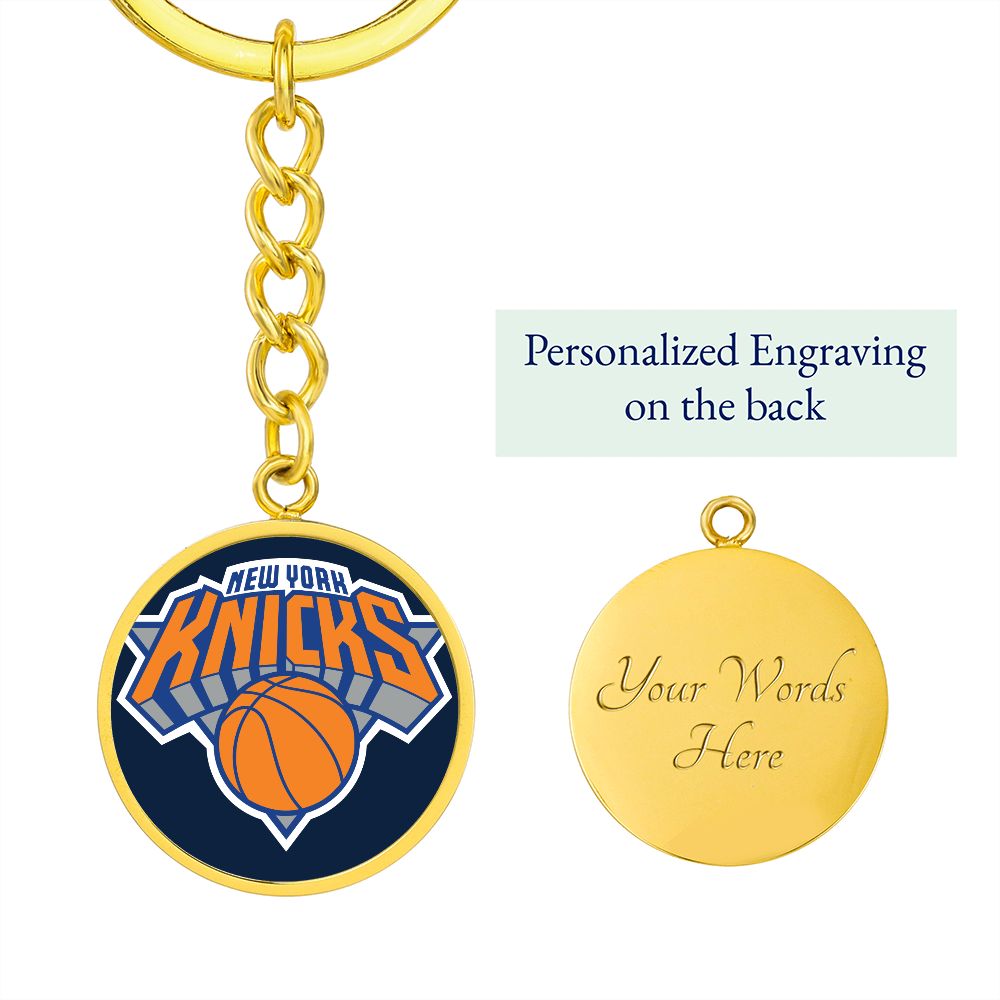 New York Knicks (Circle Keychain) NBA