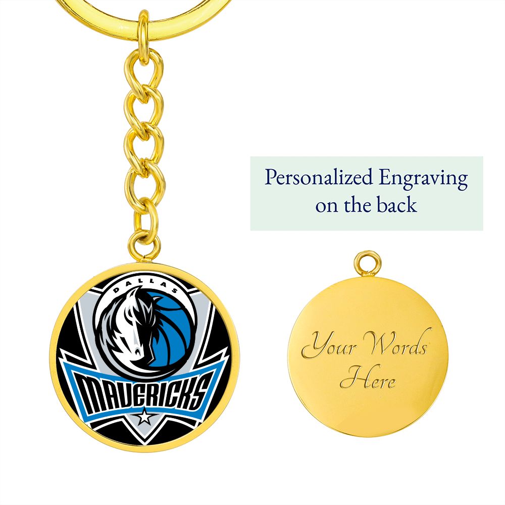 Dallas Mavericks (Circle Keychain) NBA