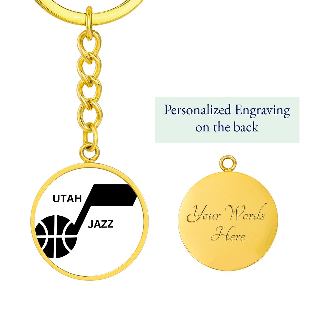 Utah Jazz (Circle Keychain) NBA