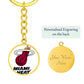Miami Heat (Circle Keychain) NBA