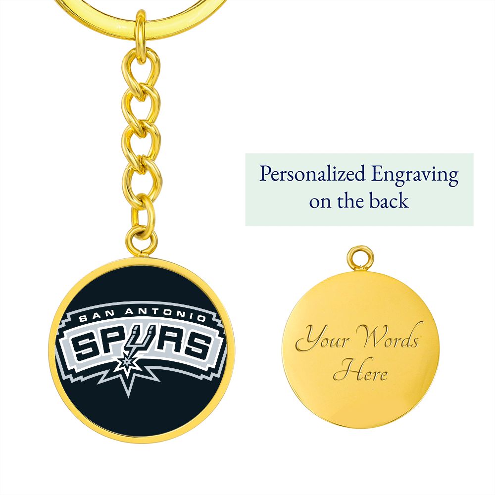 San Antonio Spurs (Circle Keychain) NBA