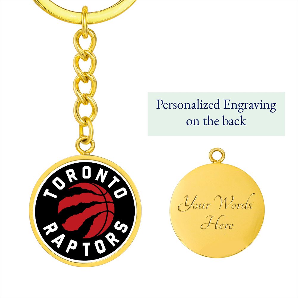 Toronto Raptors (Circle Keychain) NBA